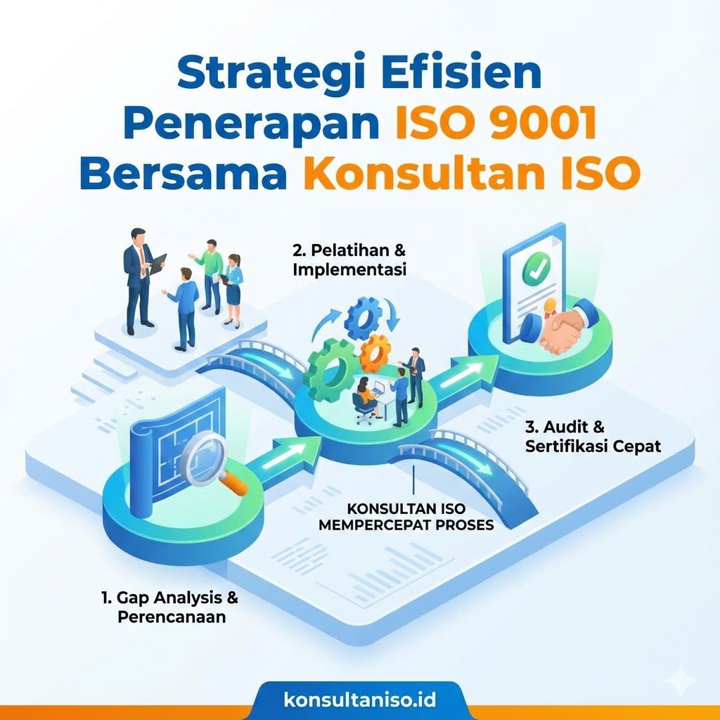 Strategi efisien penerapan ISO 9001 bersama konsultan ISO