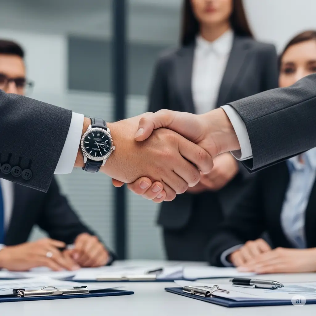 konsultan iso jabat tangan deal