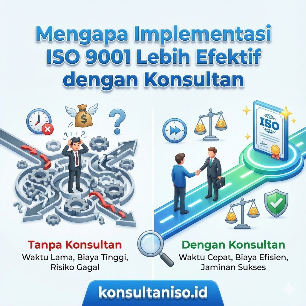 Implementasi ISO 9001 lebih efektif dengan konsultan