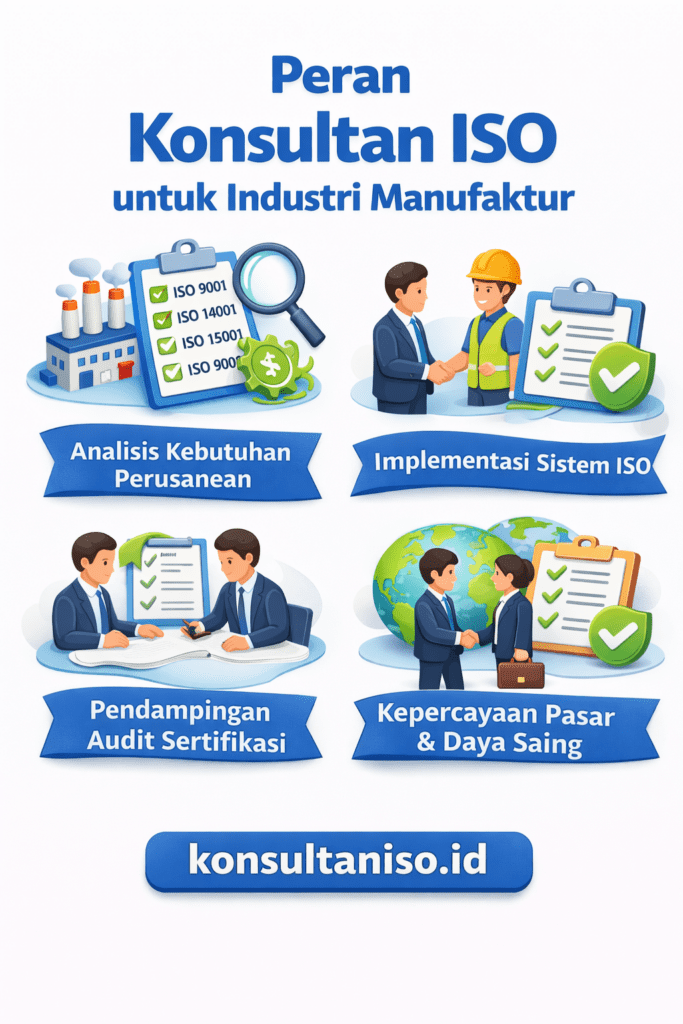 Peran konsultan ISO untuk industri manufaktur