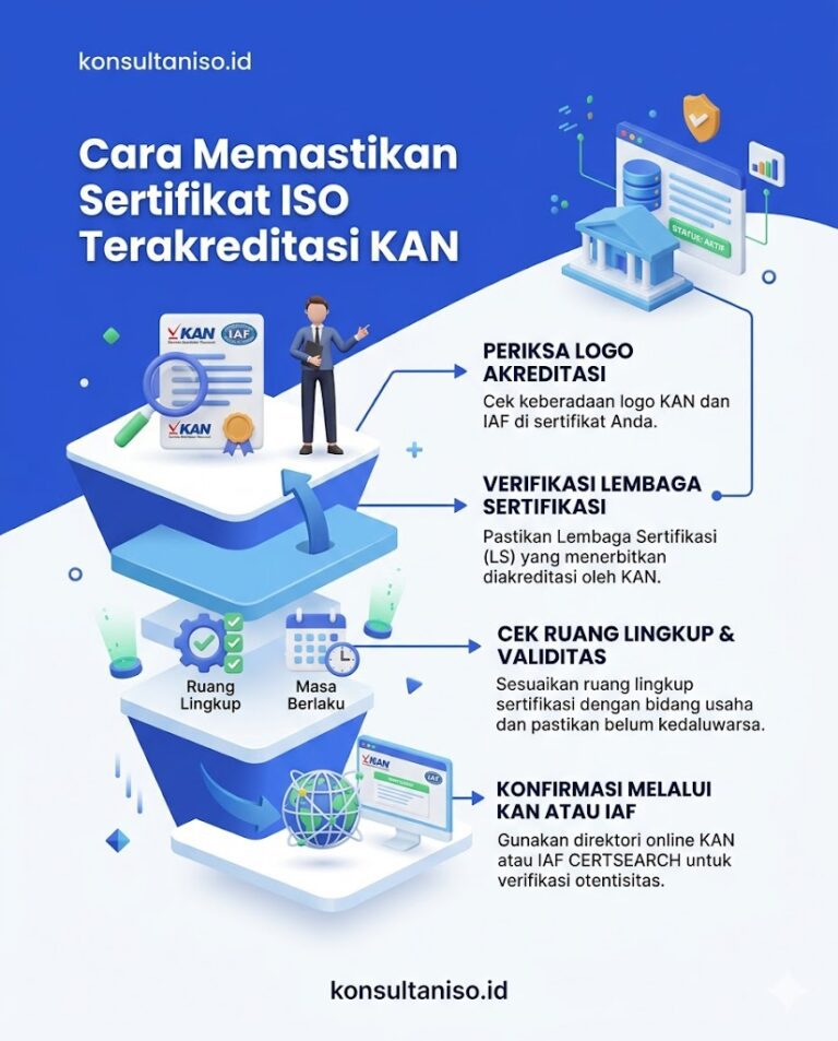 Cara memastikan sertifikat ISO terakreditasi KAN