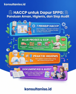 HACCP untuk dapur SPPG agar aman higienis dan siap audit bersama konsultaniso.id