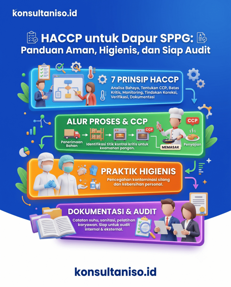 HACCP untuk dapur SPPG agar aman higienis dan siap audit bersama konsultaniso.id