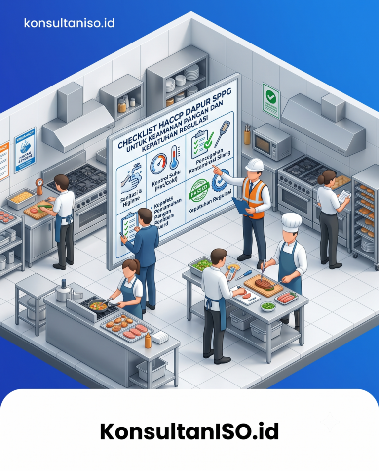 Checklist HACCP dapur SPPG untuk keamanan pangan dan kepatuhan regulasi bersama konsultaniso.id