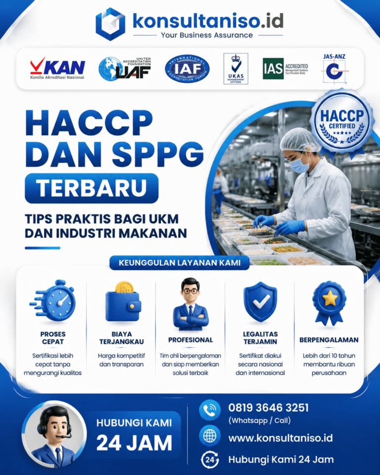 HACCP dan SPPG terbaru untuk UKM dan industri makanan