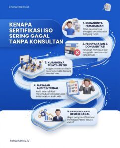 Penyebab sertifikasi ISO sering gagal tanpa bantuan konsultan ISO profesional