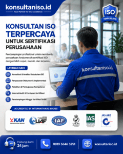 Konsultan ISO terpercaya sedang mendampingi proses sertifikasi perusahaan di Indonesia