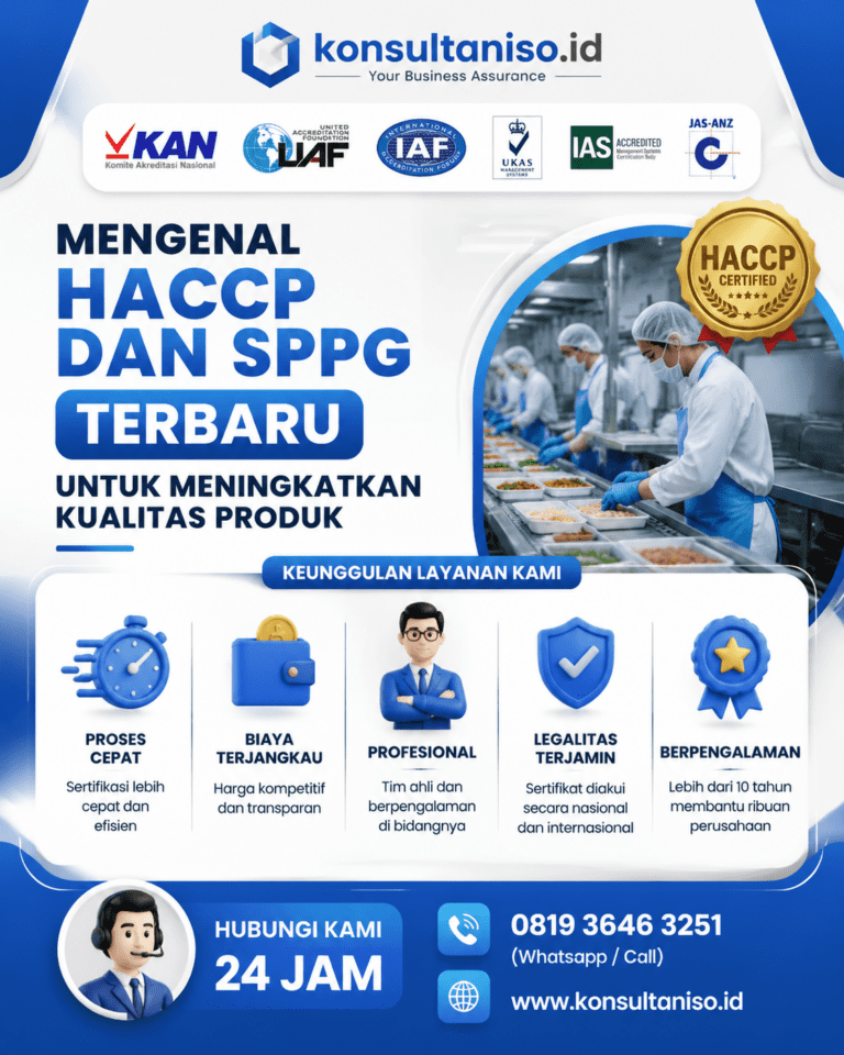 Sertifikasi wajib HACCP untuk SPPG