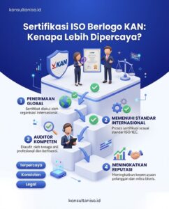 Sertifikasi ISO berlogo KAN lebih dipercaya