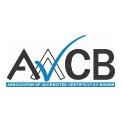 Logo AACB American Accreditation Certification Body untuk akreditasi sertifikasi ISO internasional