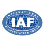 Logo IAF International Accreditation Forum untuk sertifikasi dan akreditasi ISO internasional