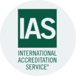 Logo IAS International Accreditation Service untuk akreditasi sertifikasi ISO internasional