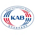 Logo KAB Korea Accreditation Board untuk akreditasi sertifikasi ISO internasional