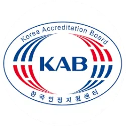 Logo KAB Korea Accreditation Board untuk akreditasi sertifikasi ISO internasional