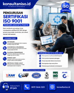 Proses pengurusan sertifikasi ISO 9001 untuk perusahaan di Indonesia