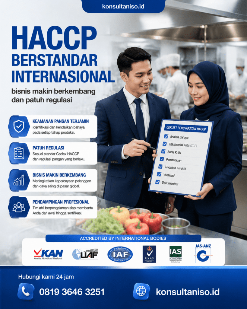 HACCP berstandar internasional untuk SPPG MBG dan program pemerintah