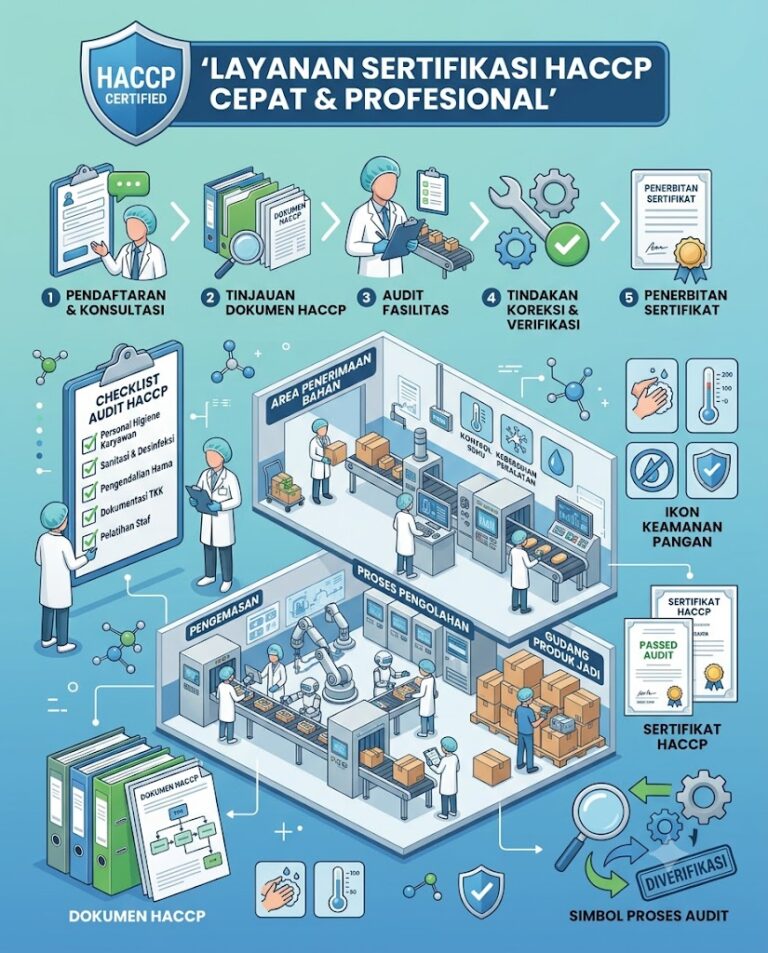 Jasa sertifikasi HACCP cepat dan profesional