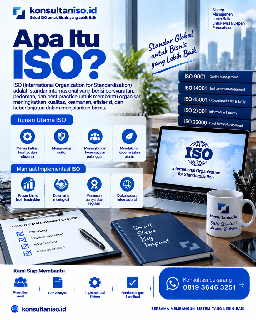 Apa itu ISO dan manfaat standar internasional untuk perusahaan