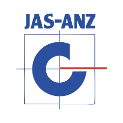 Logo JAS-ANZ Joint Accreditation System of Australia and New Zealand untuk akreditasi sertifikasi ISO internasional